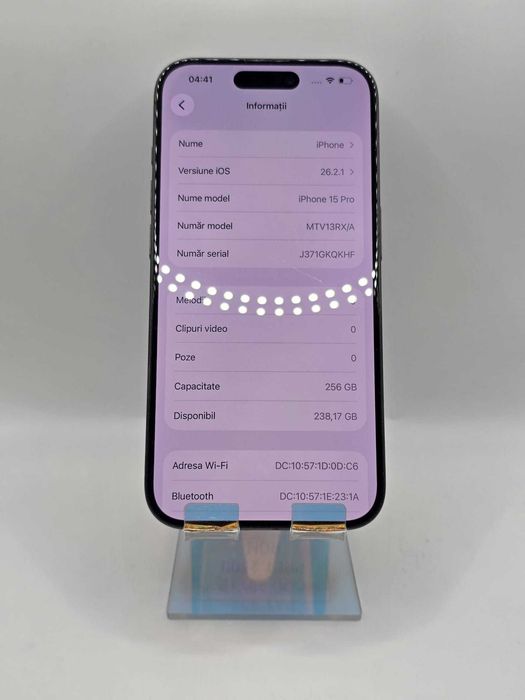 Iphone 15 Pro, MEM 256GB, RAM 8GB, Amanet Doamna Ghica, Cod: 98112