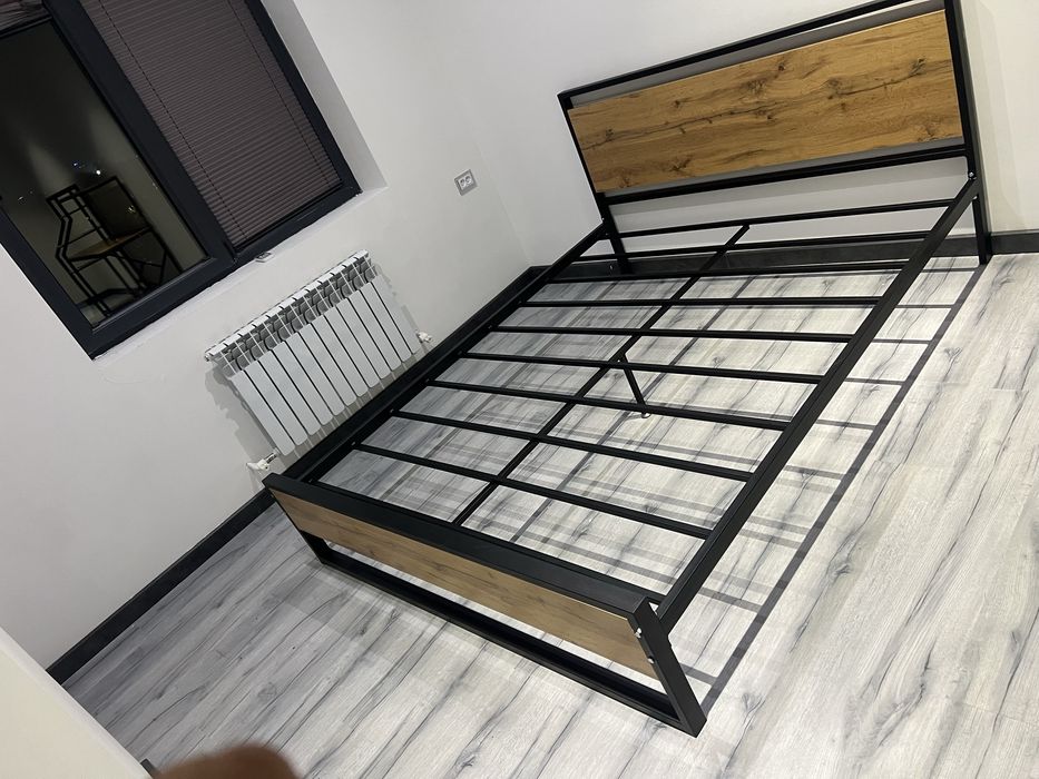 Кровать металлический лофт дизайн