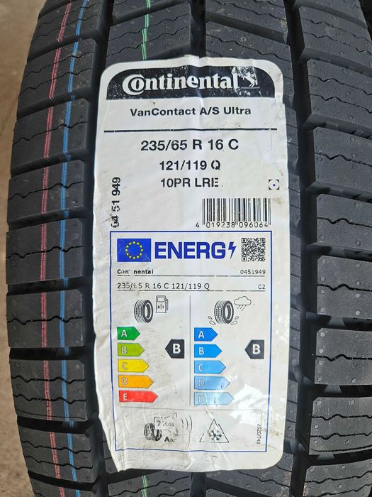 АКЦИЯ бусови гуми 235/65R16C Continental A/S Ultra 121Q 10PR 321лвсДДС