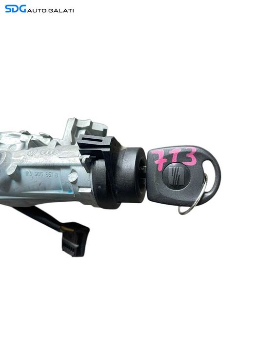 Contact Butuc Pornire Complet cu Lama Cheie Audi A3 8P 2004 - 2013 Cod 1K0905865 1K0905851B [B4130]