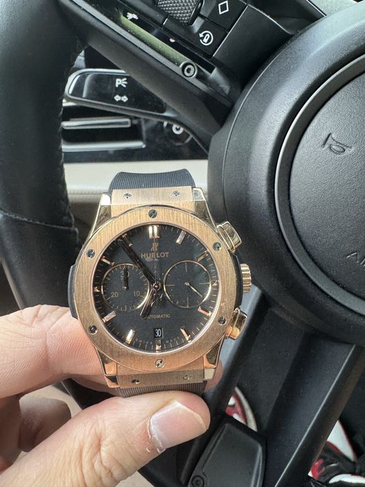 Оригинален часовник Hublot 45 mm Classic Fusion King Gold Chronograph