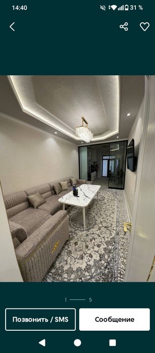 Аренда квартира Шайхонтохур Рувд тугрисида 3 хона новостройка берилади