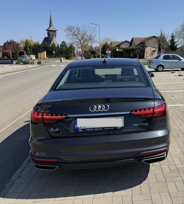 Vand Audi A4 35 TFSI , Benzina mild hybrid, an 2023, 22000 km, unic proprietar
