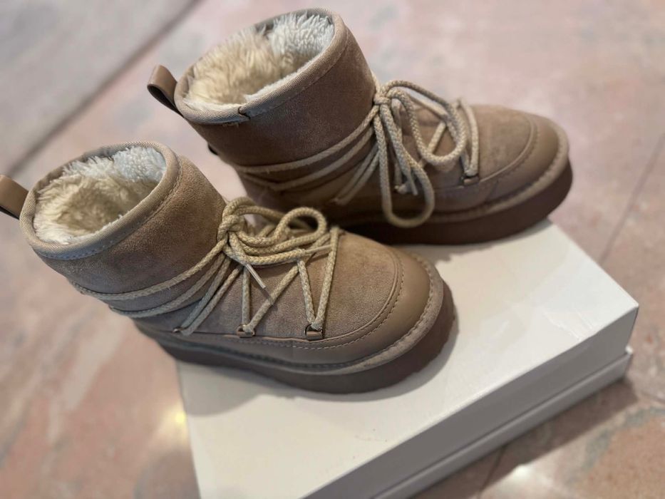 Кафяви зимни боти