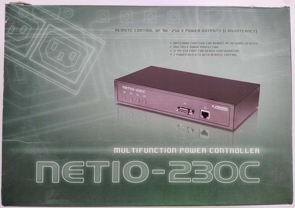Smart PDU 4 x IEC C14, LAN Control, Watchdog, Timer