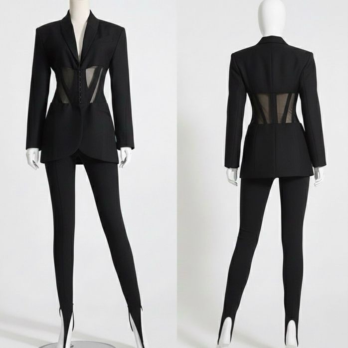 Уникален Сет с блейзър и клин Miss Rosier