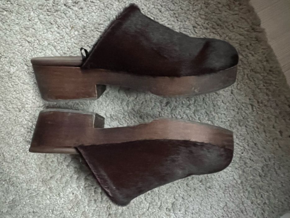 Сабо с косъм Zara Home