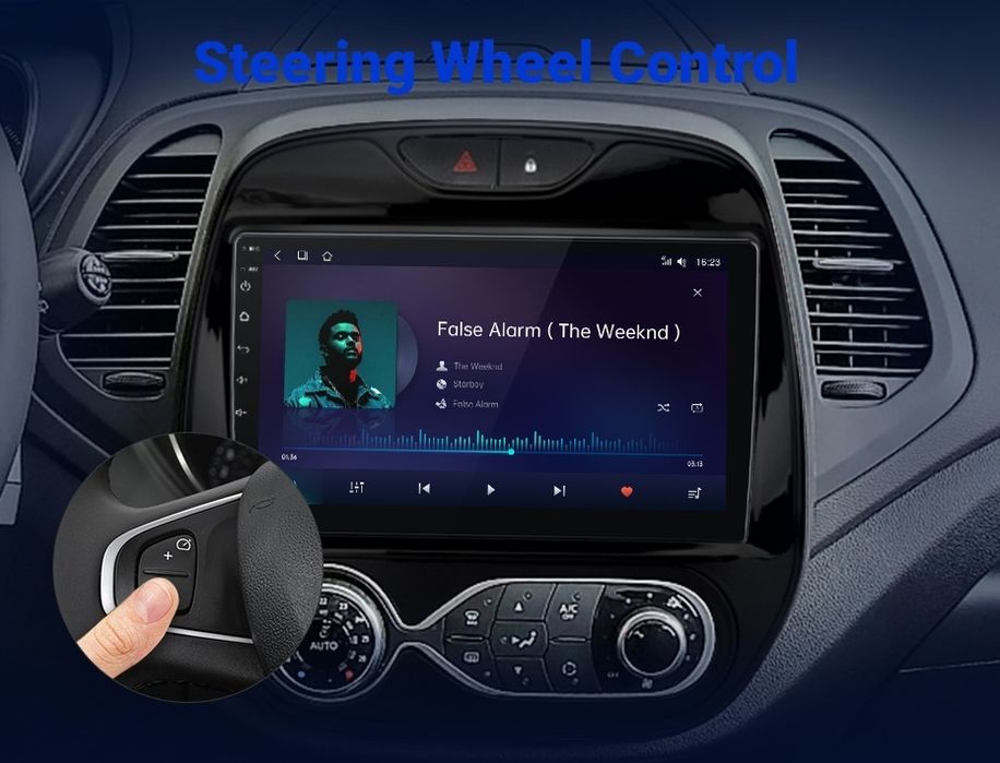 Navigatie Android dedicata pt. Renault Captur (2016-2019).