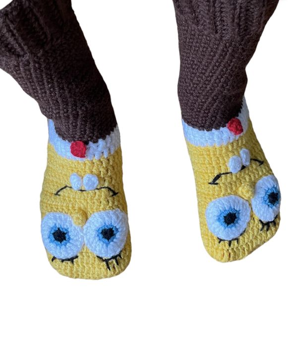 Различни модели плетени чорапи