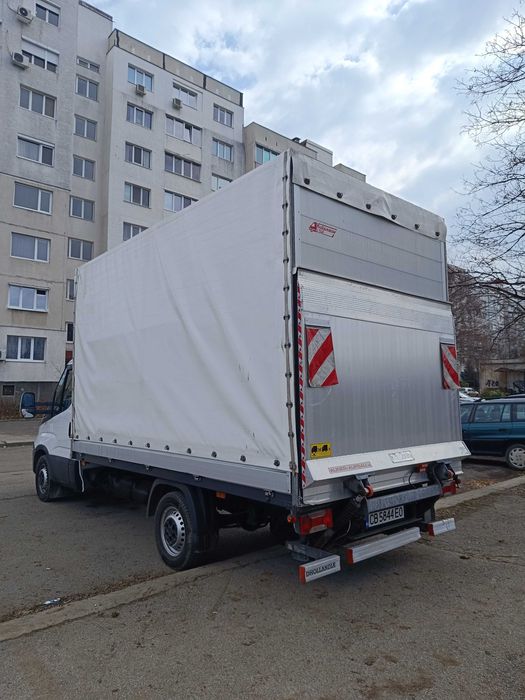 Транспортни услуги с бус с падащ борд до 3.5 т.