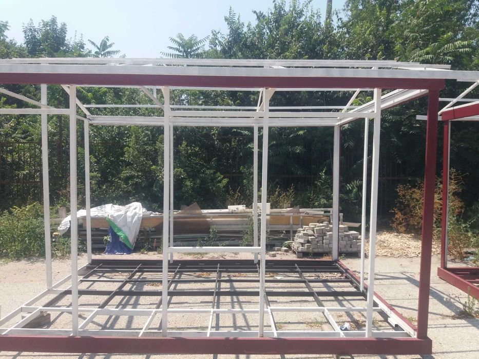 Стоманена конструкция временна постройка