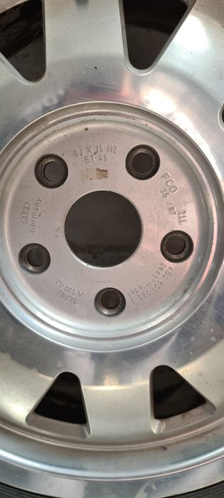 Джанта 15 ауди 5х112 с гума 195 65 15