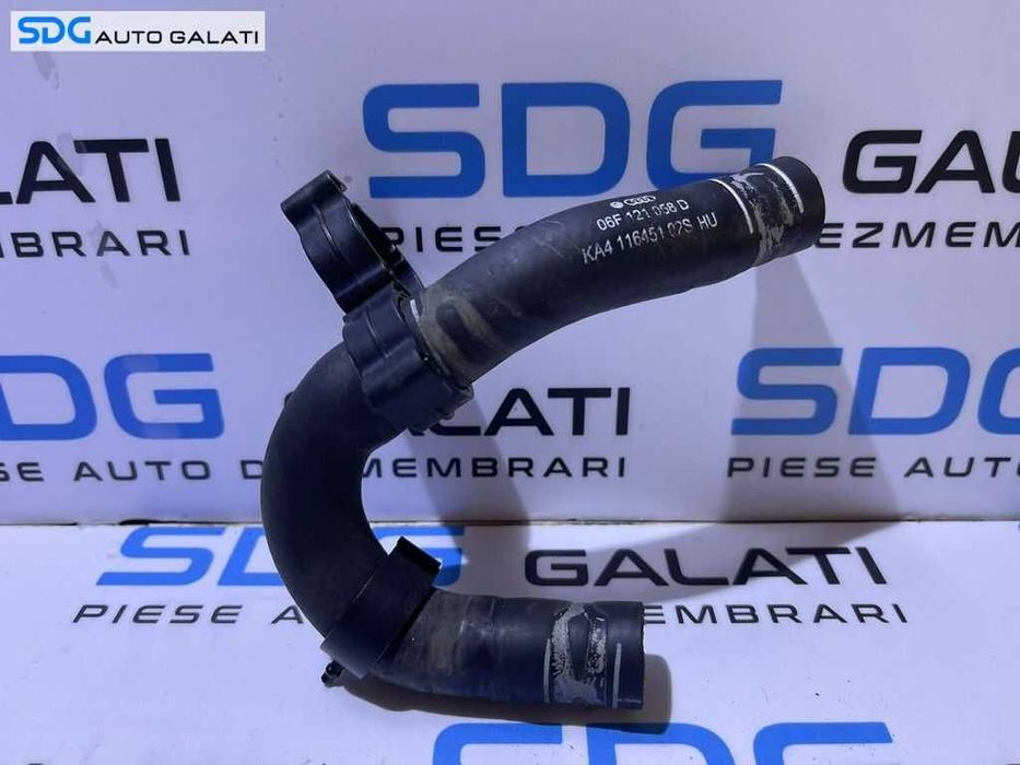 Teava Conducta Apa VW EOS 2.0 TFSI BWA BPY 2006 - 2008 Cod 06F121058D [B0014]