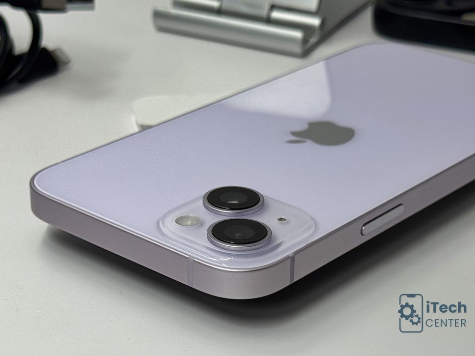 iPhone 14 Plus, 128GB, Purple, 100% батерия, КАТО НОВ, ГАРАНЦИЯ!