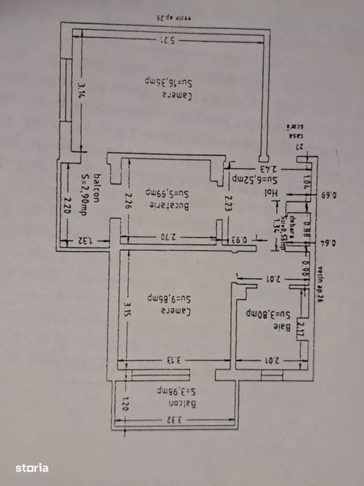 Apartament 2 Camere| Poarta 6| 50 Mp|