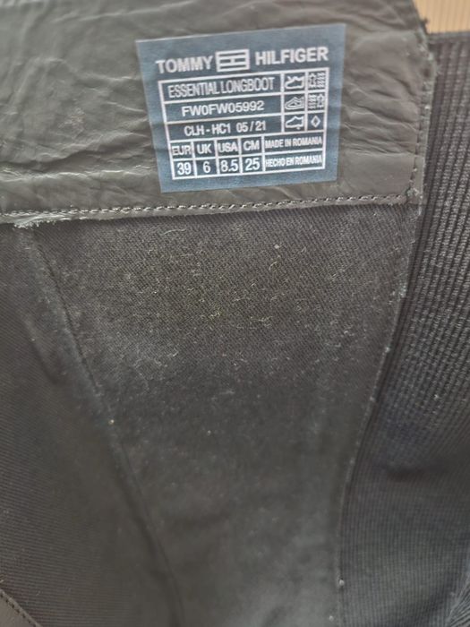 Cizme lungi riding Tommy Hilfinger
