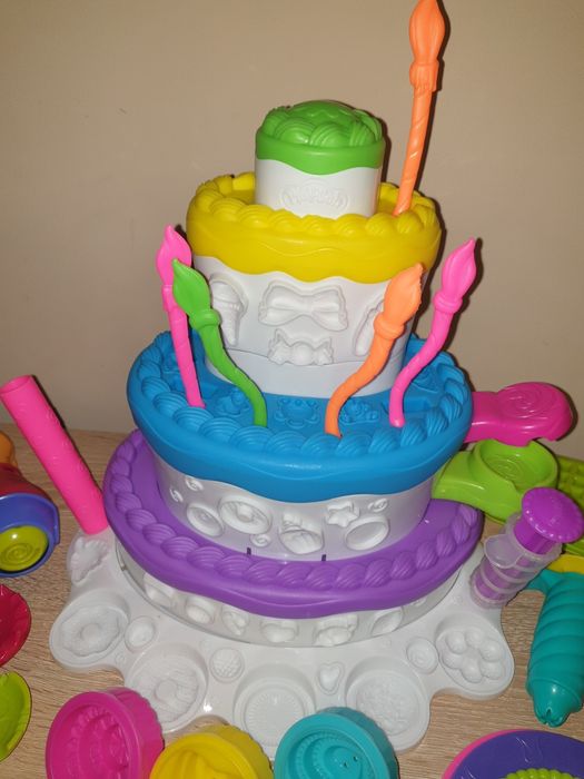 Сет за пластелин Торта, гофрети, сладолед, сладки Playdoh