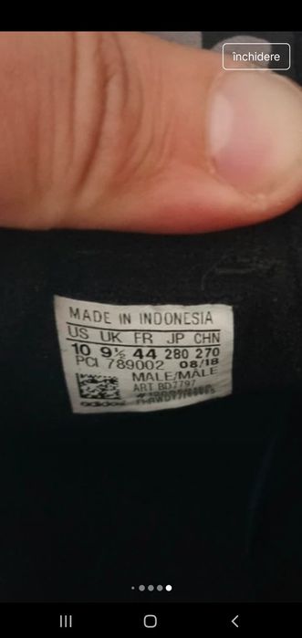 Adidas originali piele naturala continental 80