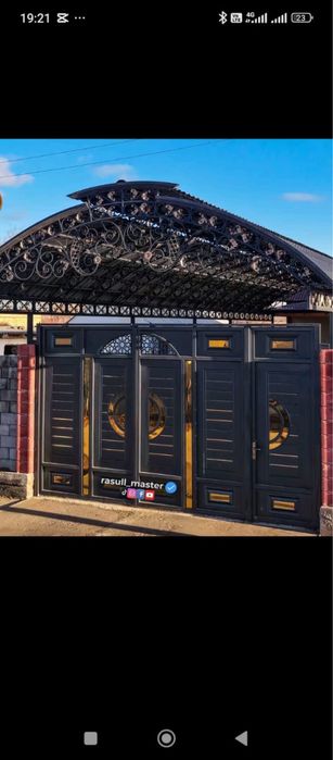 Навес ворота жасаймыз