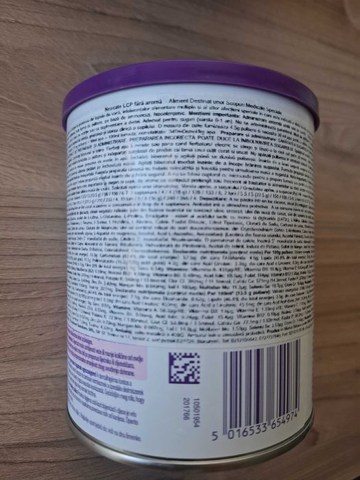 2 cutii Formula de lapte praf Neocate LCP, Nutricia, 0-12 luni, 400 g