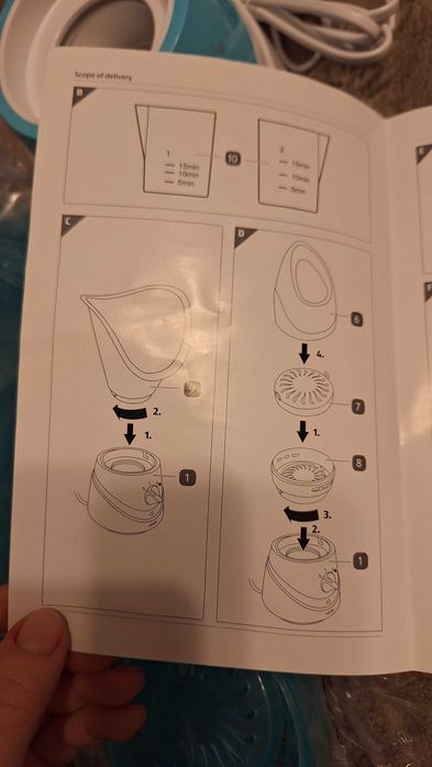 Steamer facial/Aparat cu aburi pentru fata