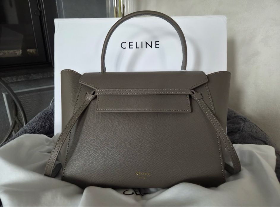 Celine Belt Bag Micro light Grey