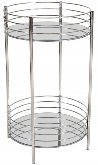 Маса на две нива с огледални плотове 65 см