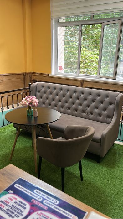 Продается диван, пуфик и кресло