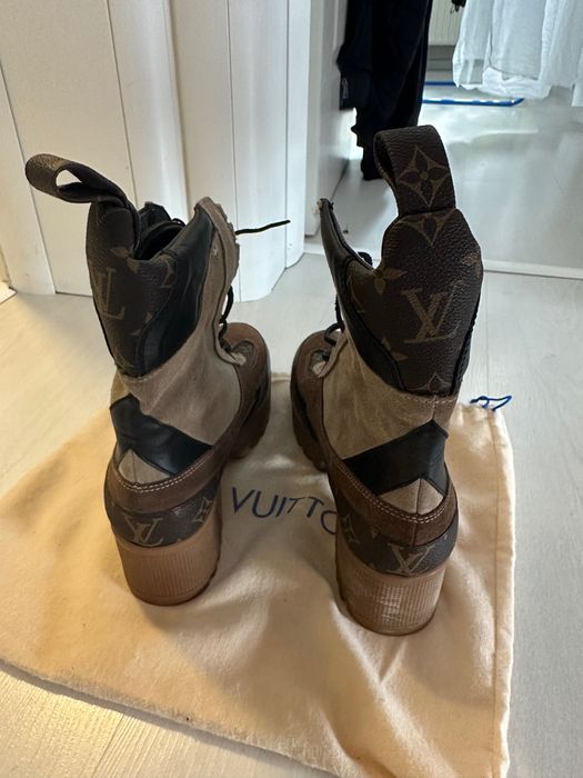 Ghete piele maro cu negru Lv