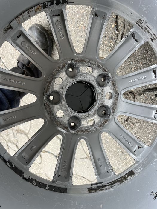 Jante aliaj 5x112mm, anvelope 205/55 R16 Mercedes, Vw, Audi, Seat, Skoda