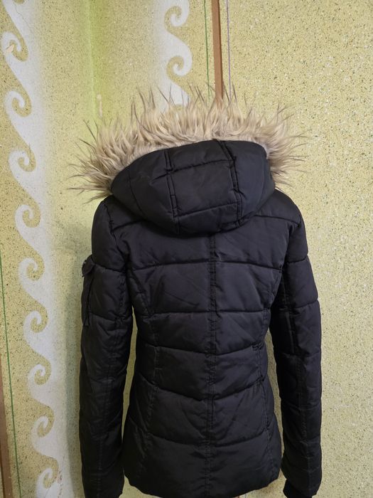 Geacă matlasata călduroasa H&M neagra, S