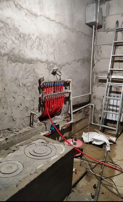 Теплые полы отопление. Водоснабжение канализация