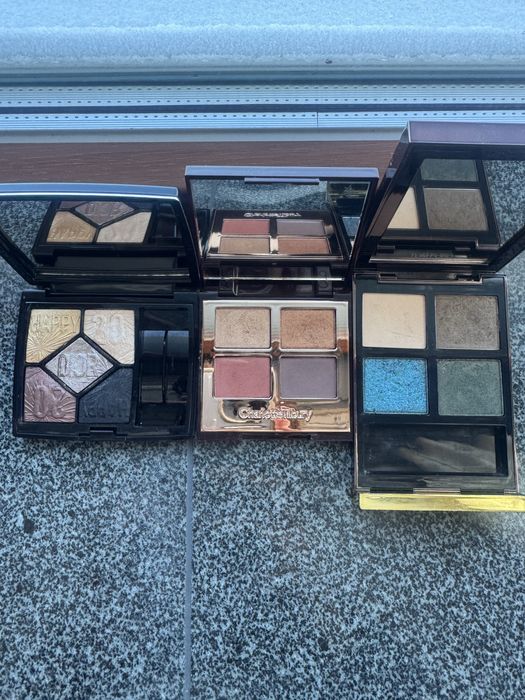 Продам тени Том Форд, Диор, Charlotte Tilbery