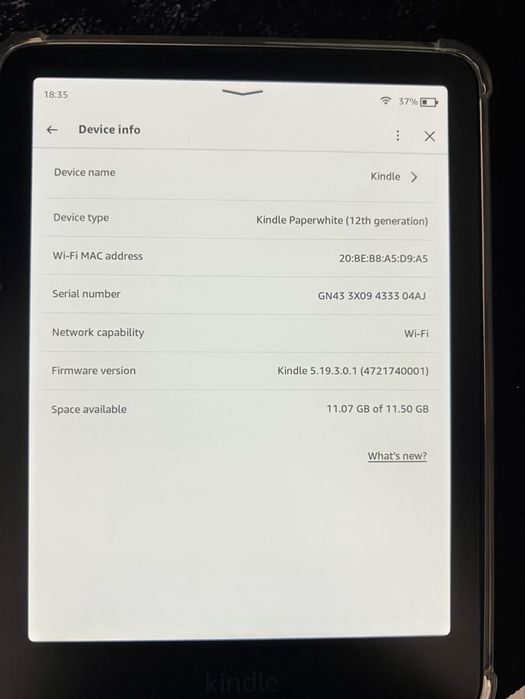 Amazon Kindle Paperwhite 12th Gen
