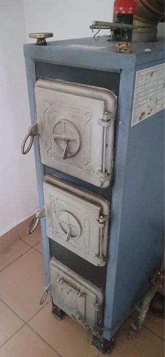 Centrala pe lemne 24kw + boiler + vas expansiune