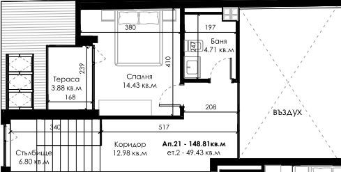 Мезонет в изцяло нова бутикова сграда!