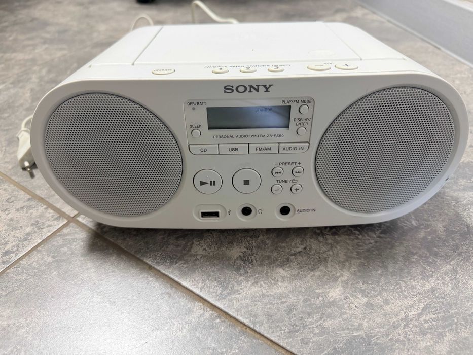 Минисистема радио Mp3 Плеър Sony Zs-Ps50