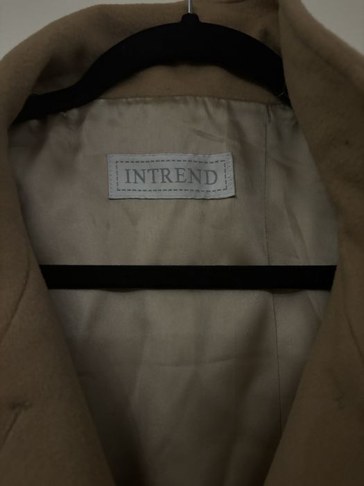 Intrend дълго палто вълна
