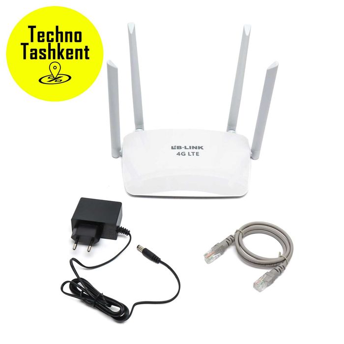 Роутер Wi-Fi с сим картой 4G Lb-Link BL-CPE450H, 300 Мб/сек