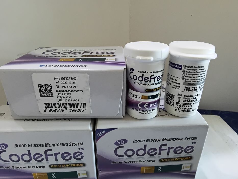 SD CodeFree тест ленти за глюкомер 50 броя в кутия