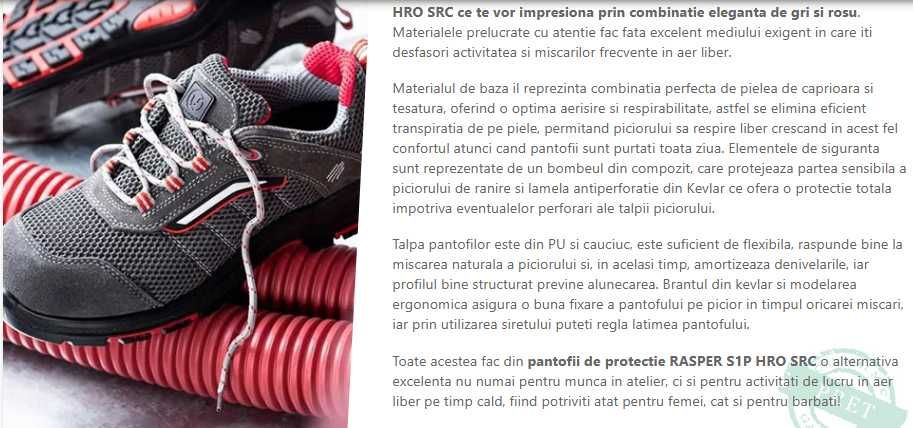 Pantofi de protectie Ardon  Rasper S1 P Noi