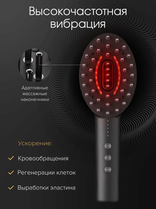 Лазерная массажная инфракрасная расческа от выпадения волос HoneуCare