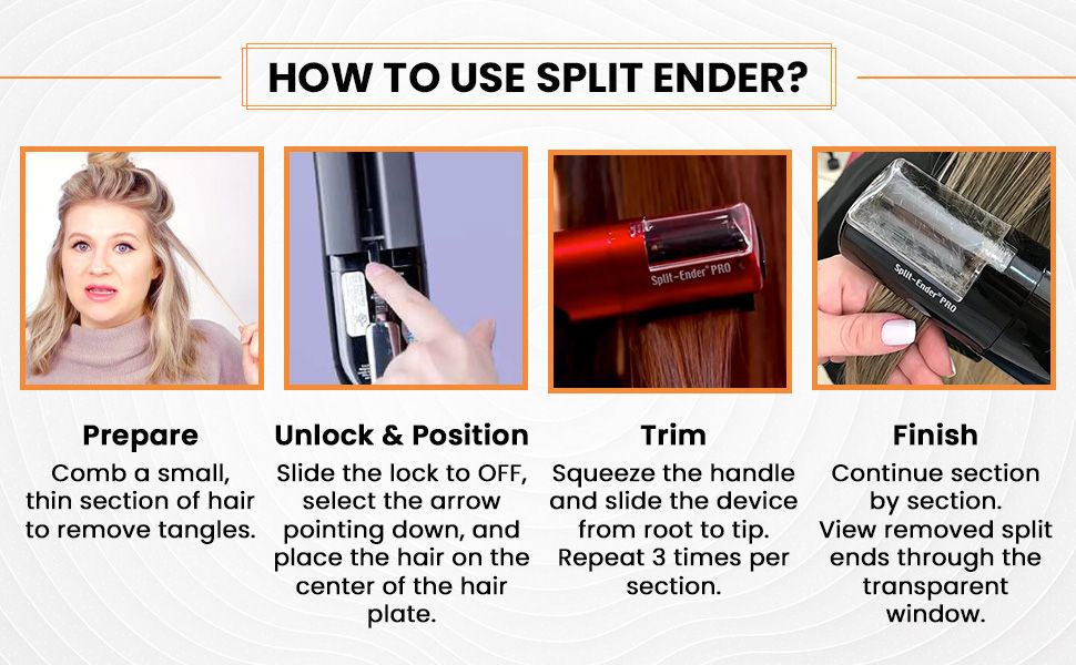 Split Ender Pro оригинал Talavera – уред за цъфтящи краища/полиране