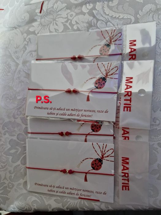 Mărțișoare cu bile aur 14k!