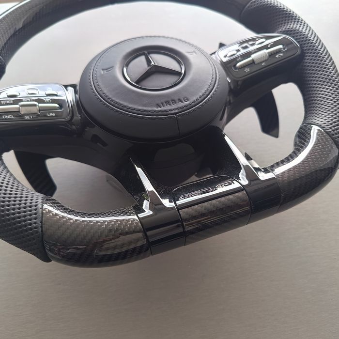 Карбонови Amg волан за Mercedes КАРБОН G/ E / C / S - CLS, GLE, CLS др.