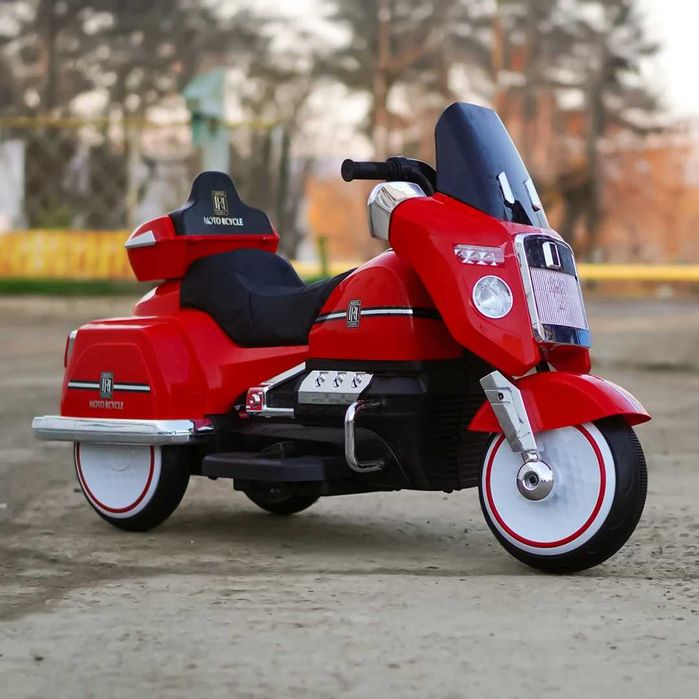 Motocicleta electrica Chopper Royce 2x 40W 12V cu telecomanda RED
