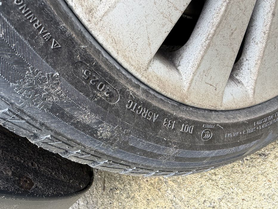 Джанти 17 5х112 с нови зимни гуми