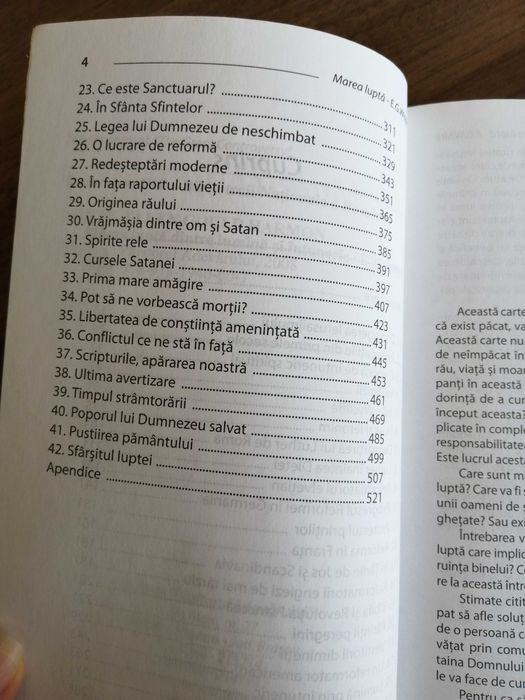 Marea Lupta dintre Lumina si Intuneric Ellen G White religie Isus