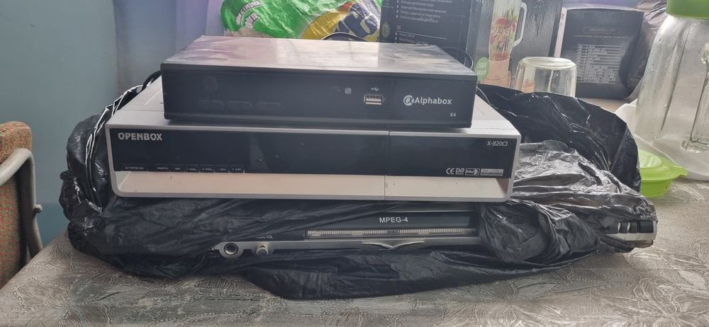 параболическая антенна, alphabox ва openbox тюнери