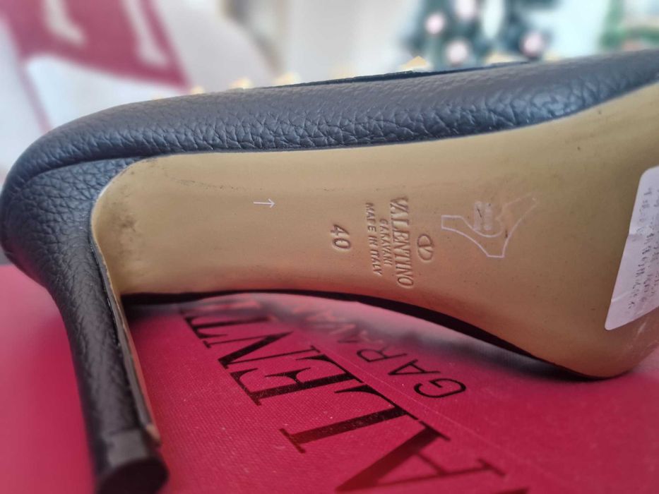 Chanel Valentino обувки с ток